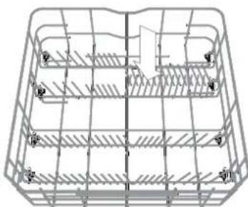 INDESIT DIO 3T131 A FE - LOWER RACK - 2