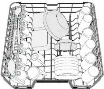INDESIT DIO 3T131 A FE - BOVENSTE REK - 1