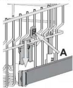 INDESIT DIO 3T131 A FE - ADJUSTING THE HEIGHT OF THE UPPER RACK - 1