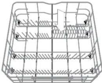 INDESIT DIO 3T131 A FE - ONDERSTE REK - 2