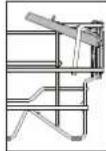 INDESIT DIO 3T131 A FE - FOLDABLE FLAPS WITH ADJUSTABLE POSITION - 3