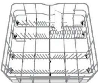 INDESIT DIO 3T131 A FE - PANIER INFÉRIEUR - 2
