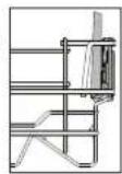 INDESIT DIO 3T131 A FE - VOLETS PLIABLES AVEC POSITIONS AJJUSTABLES - 1