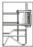 INDESIT DIO 3T131 A FE - FOLDABLE FLAPS WITH ADJUSTABLE POSITION - 1