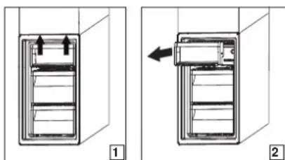 INDESIT INFC9 TT33X - Estrazione dei cassetti del congelatore - 1