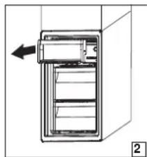 INDESIT INFC8 TO32X - Demontarea sertarului pentru congelator - 2