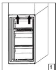 INDESIT INFC8 TO32X - Verwijderen van de vriesladecontainer - 1