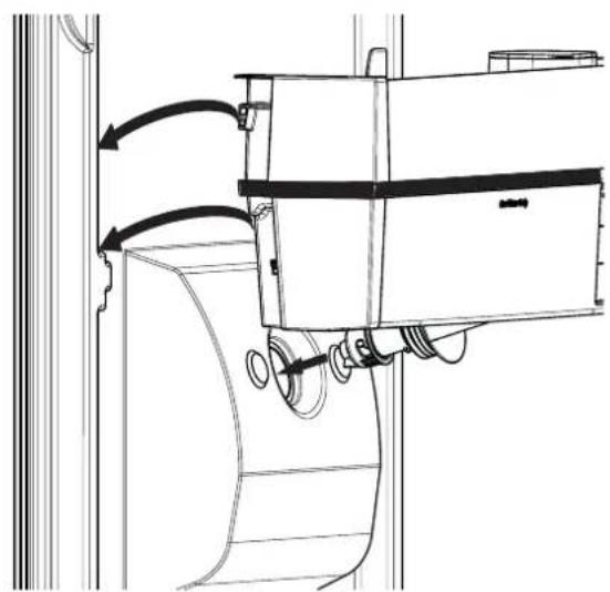 INDESIT LI8 S1E S AQUA - LIMPEZA DO DEPÓSITO É recomendável que remova o depósito periodicamente para proceder à sua limpeza (ver Fig. 12 e descrição abaixo): - 4