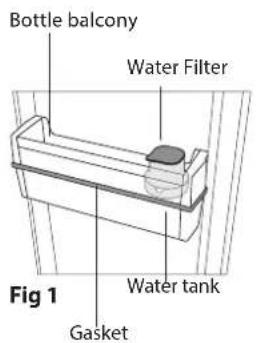 INDESIT LI8 S1E S AQUA - WATER FILTER - 1