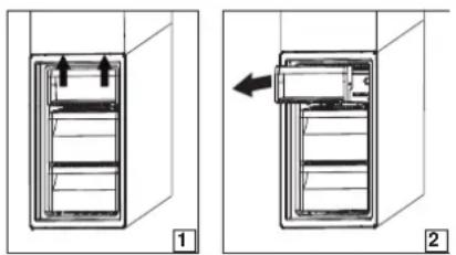 INDESIT INFC9 TO32X - Sügavkülmiku sahtli eemaldamine - 1