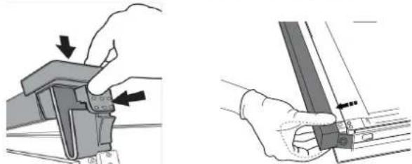INDESIT IS5V8CHXE - CLIQUER POUR NETTOYER - NETTOYER LA VITRE - 1