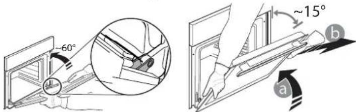 INDESIT IS5V8CHXE - REMOVING AND REFITTING THE DOOR - 2