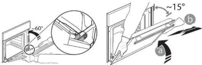 INDESIT IS5V8CHXE - TOGLIERE E RIMONTARE LA PORTA - 2