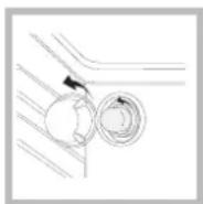 INDESIT IS5V8CHXE - Replacing the oven light bulb - 1