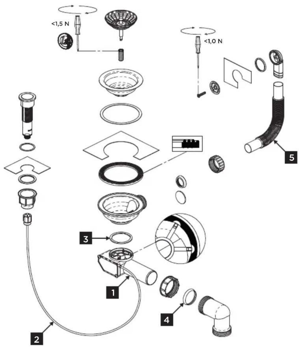 Concept DG00C50DG - INSTALLATION OF DRAIN PIPES - 1