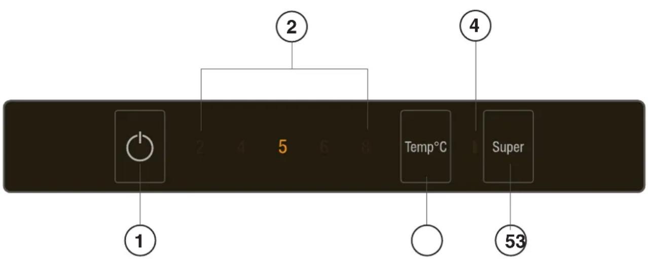 INDESIT XI9 T2I W - KÜHLSCHRANK Temperatureinstellung - 1