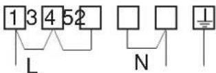 BOMPANI BI950EAL - SCHEMA DI COLLEGAMENTO SCHEMA DES BRANCEMENTS CONNECTION DIAGRAM - 1