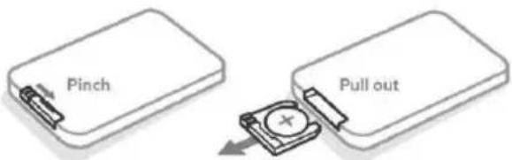 Concept Perfect Air ZV2021 - Replacing the remote control battery - 1