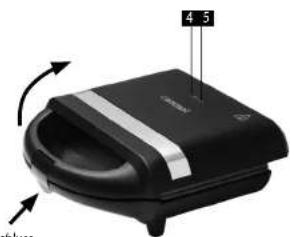 Concept SV3052 - Vorbereitung des Sandwichmakers: - 1