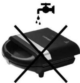 Concept SV3051 - NEVER IMMERSE THE APPLIANCE INTO WATER OR ANY OTHER LIQUID! - 1
