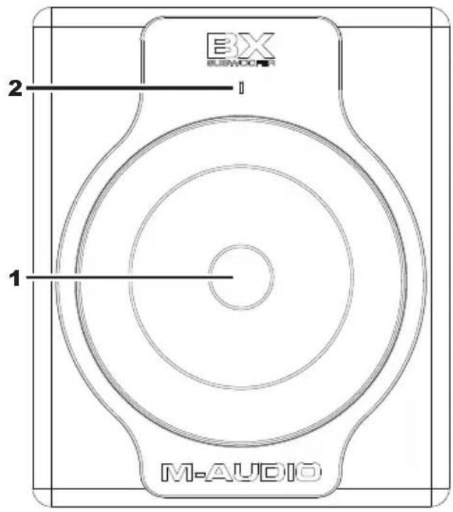 M-AUDIO BX Subwoofer - Pannello posteriore - 1