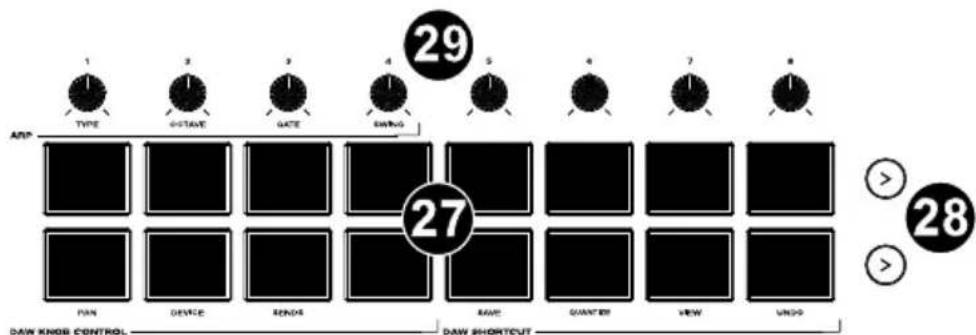 M-AUDIO Hammer 88 Pro - Pads / Perillas - 1