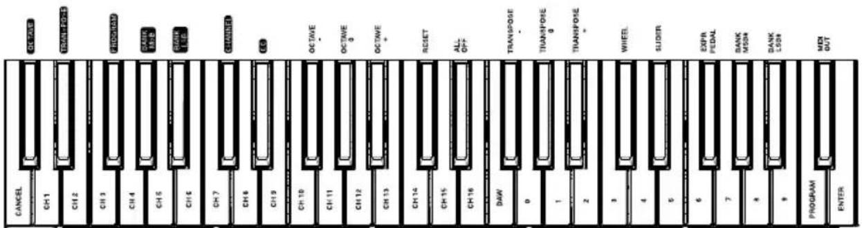 M-AUDIO Keystation 88 MK3 - Pannello posteriore - 2