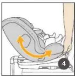RECARO Salia 125 - Configuration 3: utilisation pour les enfants mesurant entre 100 et 125 cm - 4
