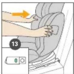 RECARO Salia 125 - ACTIVER LA PROTECTION LATERALE - 5