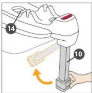RECARO Avan - Réglage du pied d'appui - 2