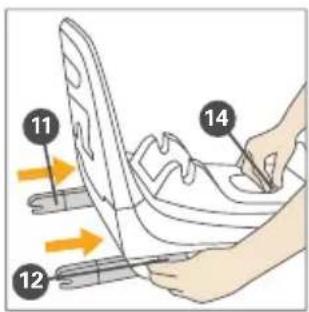 RECARO Avan - Réglage du pied d'appui - 1