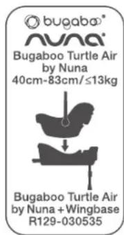 Bugaboo Turtle Air by Nuna - Pour une utilisation avec la base - 1