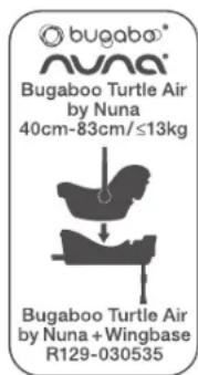 Bugaboo Turtle Air by Nuna - Tia xpónan με βáon - 1