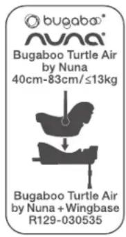 Bugaboo Turtle Air by Nuna - Za upotrebu s postoljem - 1