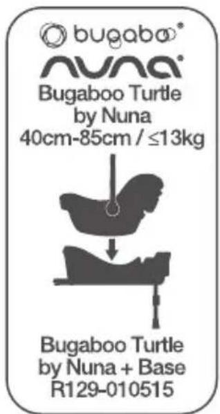 Bugaboo Turtle by Nuna - Na používanie so základnou - 1