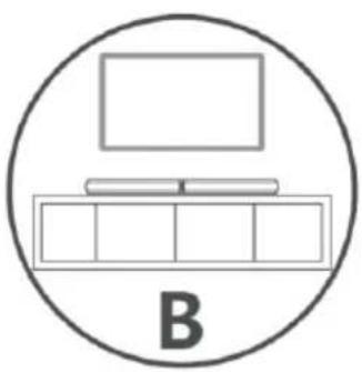 SCHNEIDER SC500SND - The placement of the sound bar - 2