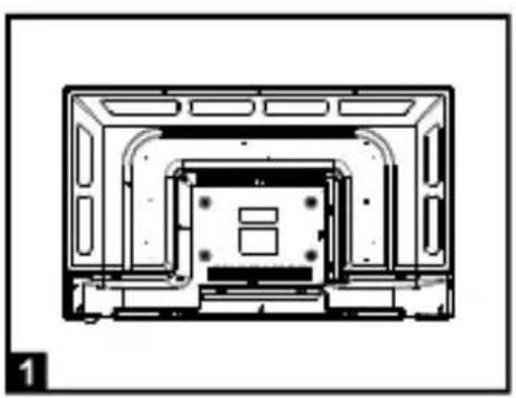 SCHNEIDER LED32SCPX200H - - Montage du socle - 1