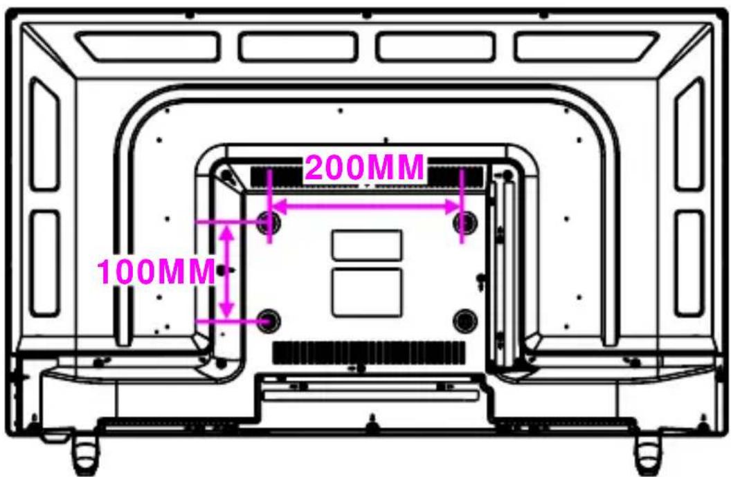 SCHNEIDER LED32SCPX200H - • Démontage du socle - 2
