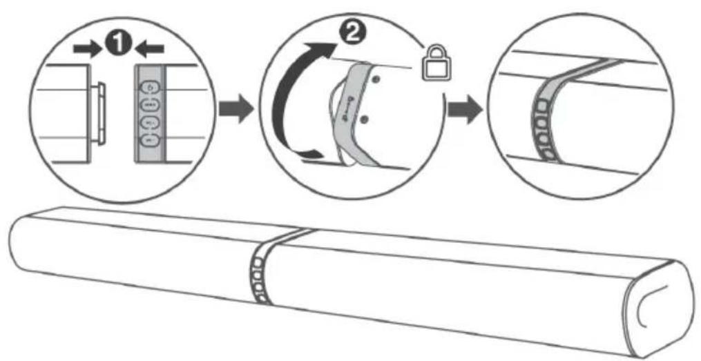 SCHNEIDER SC700SND - Posicionamento da soundbar - 3