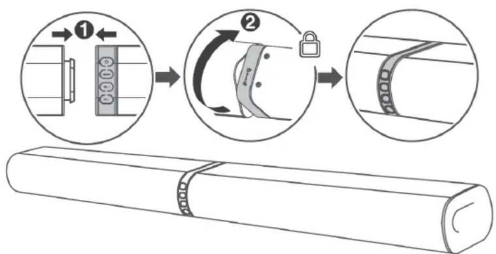 SCHNEIDER SC700SND - The placement of the sound bar - 3