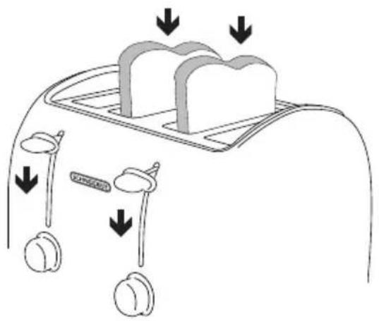 SCHNEIDER SCTO4B - Cuando use la tostadora por primera vez, se recomienda que la haga funcionar sin pan. - 1