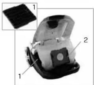 INVENTUM ST308WZA - REPLACING THE DUST BAG AND MOTOR FILTER - 1