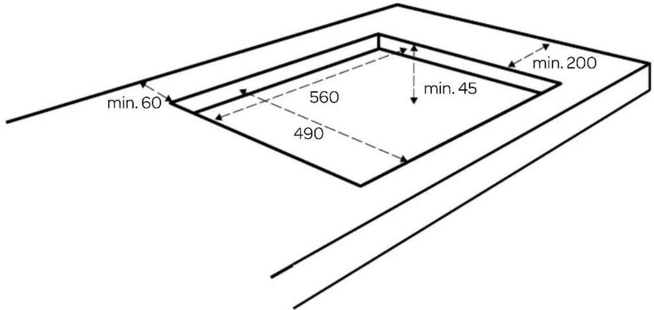 INVENTUM IKG6024WGZWA - COTES D'ENCASTREMENT - 1