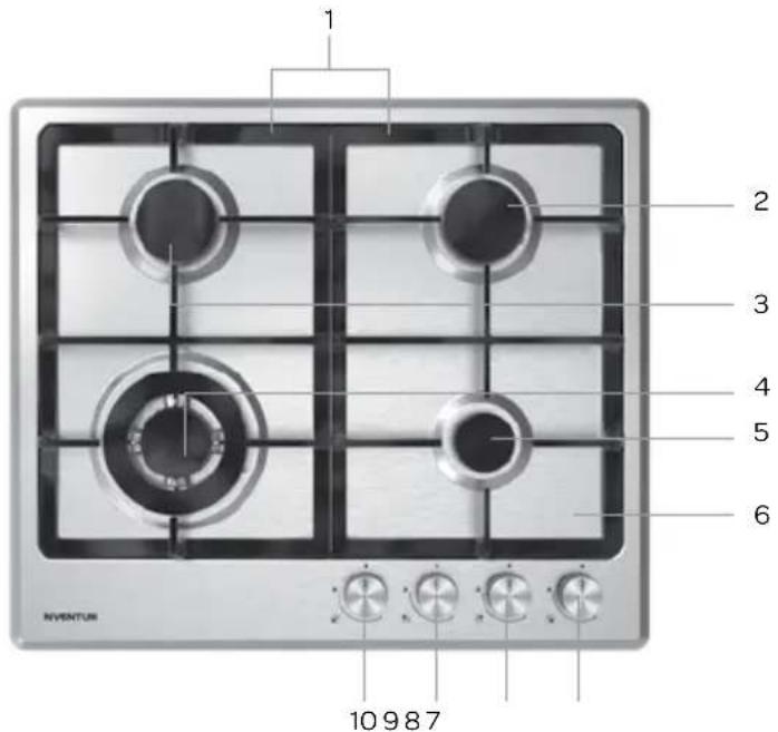 INVENTUM IKG6024WGRVS - Produktbeschreibung - 1