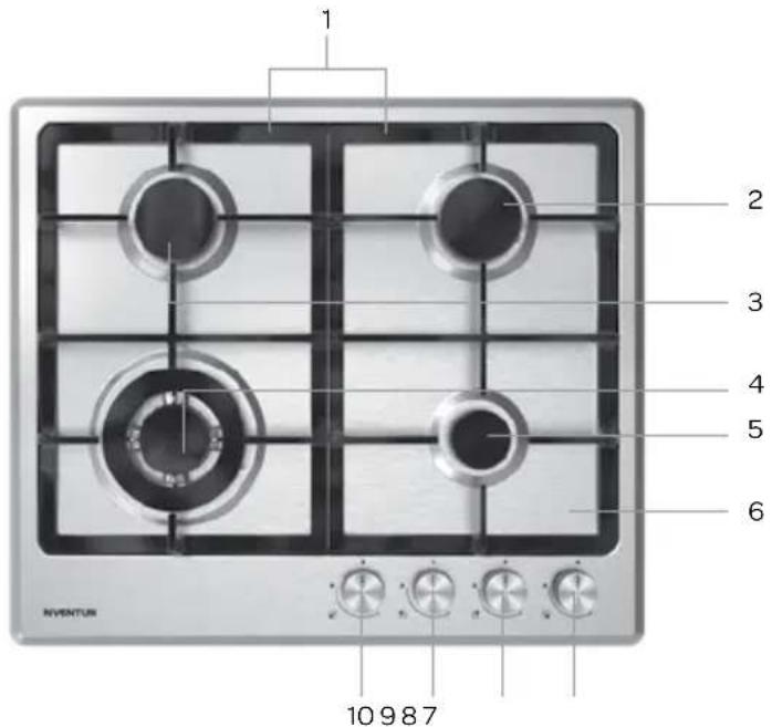 INVENTUM IKG6024WGRVS - description du produit - 1
