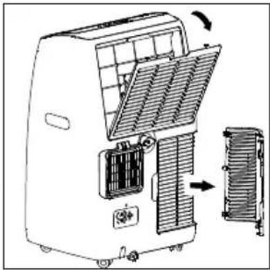 INVENTUM AC907W - Reinigen des Luftfilters - 1