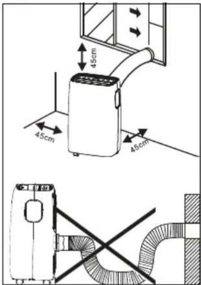 INVENTUM AC907W - DAS AUFSTELLEN DES KLIMAGERÄTS - 1
