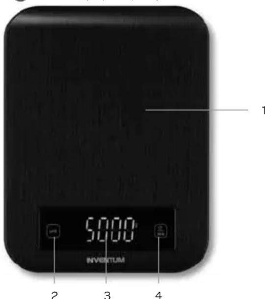 INVENTUM WS308B - Beschreibung des Geräts - 1