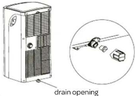 INVENTUM DRS9000AC - draining condensation water - 1