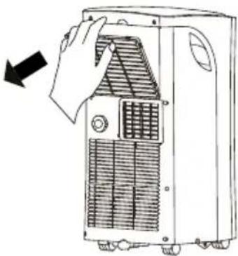 INVENTUM DRS9000AC - Cleaning the air inlets - 1